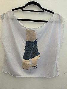 Blusa malha Cropped Capezio