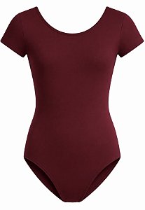 Collant meia manga vinho