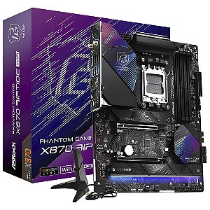 Placa Mãe ASRock X870 Riptide Wi-Fi Socket AM5 / DDR5 - Desempenho Superior para Gamers e Profissionais