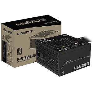 Fonte de Alimentação Gigabyte GP-P650SS 650W ATX - Não Modular - 80 Plus Silver