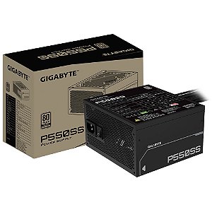 Fonte de Alimentação Gigabyte GP-P550SS ATX - Não Modular - 80 Plus Silver