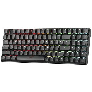 Teclado Gamer Redragon K736-PRO-M Nephrite Pro Wireless RGB - Preto