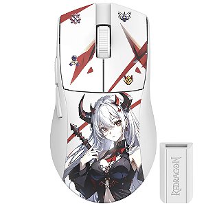 Mouse Gamer Redragon M916AK-PRO K1NG Pro Wireless - Branco