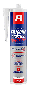 AUTOFIX ADESIVO SILICONE ACETICO INCOLOR MULTIUSO 230G