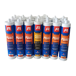 KIT 12 SILICONE ACETICO PRÓ + 06 PU 40 CONTRUÇÃO CINZA + 03 PU 40 CONTRUÇÃO BRANCO