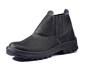 BOTINA ELÁSTICO SEM BICO PRETA - CARTOM