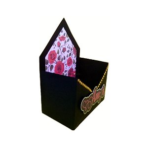 Caixa Cenário Envelope Amor e Rosas - pct 10 unids