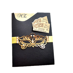Convite Baile de Máscaras
