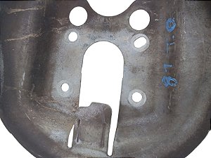 defletor disco traseiro Direito Peugeot 3008 2012