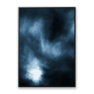 GODS OF SKY - ODIN E O OLHO NEGRO - Quadro Decorativo