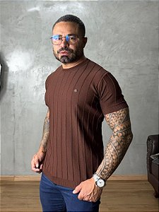 CAMISA TRICÔ LISTRA TRUE HERO CHOCOLATE