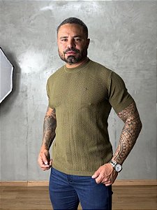 CAMISA TRICÔ TEXTURE TRUE HERO VERDE
