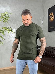 CAMISA TRICÔ ESSENZA TRUE HERO VERDE MILITAR