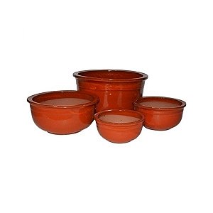 CJ DE VASOS VIETNAMITA - 4 PCS - GG 57X57X32 CM G 46X46X2