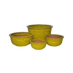 CJ DE VASOS VIETNAMITA - 4 PCS - GG 57X57X32 CM G 46X46X2