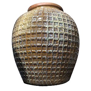 VASO VIETNAMITA PARA AREA EXTERNA E INTERNA DE CERAMICA