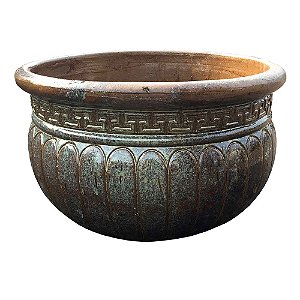 VASO VIETNAMITA PARA AREA EXTERNA E INTERNA DE CERAMICA