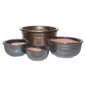 CJ DE VASOS VIETNAMITA GRAFITE - 04 PCS