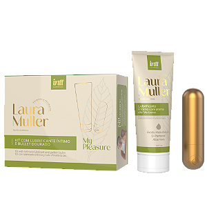 INTT 🎁 Kit My Pleasure Laura Muller | Vibrador e Lubrificante para Descobertas