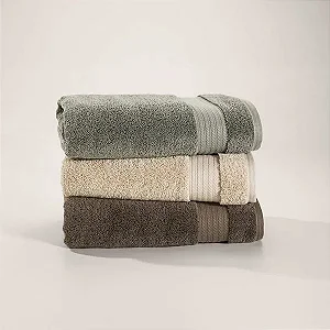 Toalha de Banho Fio Penteado Algodão Magna - Gris