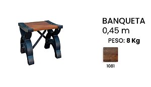 BANQUETA 45 CM IN BRASIL