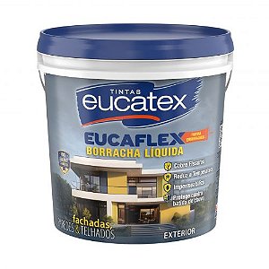 Eucatex Eucaflex Borracha Líquida 4kg Branco