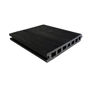 Assoalho Com Encaixe Preto 220x32mm - 3 Metros In Brasil