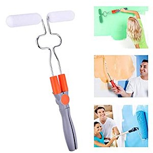 Rolo Para Pintura Inteligente Duplo Com Suporte Articulado