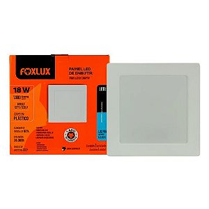 Painel de LED Foxlux 18W Luz Branca