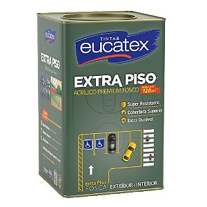 Tinta Piso Acrílica Extra Piso Eucatex Fosca