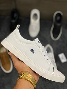 Tênis Lacoste Sapatenis Branco Azul