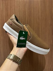 Tênis Lacoste Sapatenis Iate Caramelo