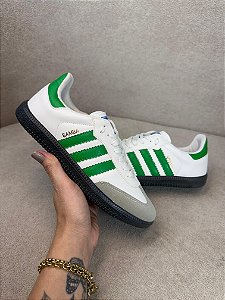 Adidas Samba OG Sintético Branco Verde
