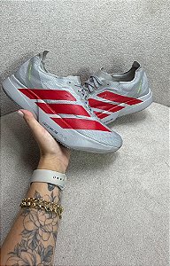 Adidas Adizero Pro 4 Importado Premium Cinza Vermelho