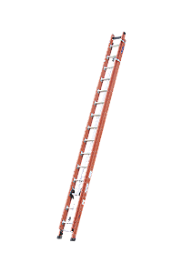 ESCADA COGUMELO FIBRA DE VIDRO EXTENSIVEL EF-27 LARANJA