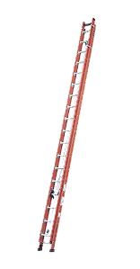 ESCADA COGUMELO FIBRA DE VIDRO EXTENSIVEL EF-32 LARANJA