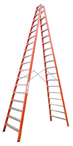 ESCADA COGUMELO FIBRA DE VIDRO TESOURA TF-18 LARANJA