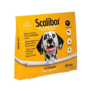 Coleira Antiparasitária Scalibor Cães Grandes 65 cm