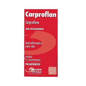 Anti-inflamatório Carproflan 25mg 14 comprimidos