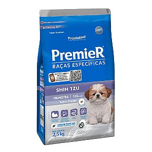 Ração Premier Shih Tzu Filhotes Frango Raças Específicas 2,5 kg