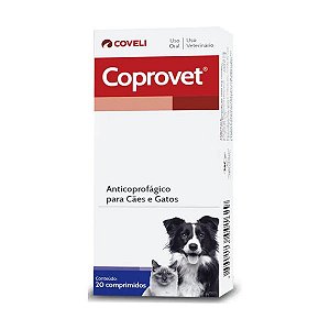 Coprovet: anticoprofágico para cães e gatos 20 Comprimidos