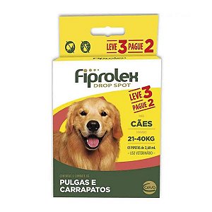 Fiprolex 2,68 Ml (21-40 Kg) - (leve 3 Pague 2)