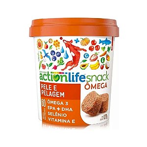 Action Life Snack Omega Pele e Pelagem