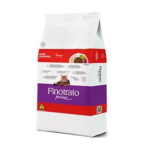 Finotrato Gatos Prime Castr. Frango 3 Kg