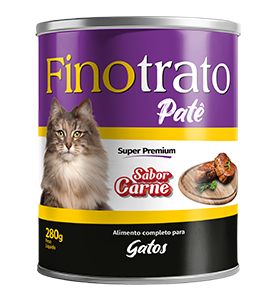Pate Finotrato Gatos Carne 280 Gr