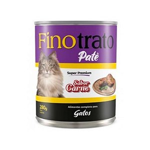 Pate Finotrato Gatos Carne 280 Gr