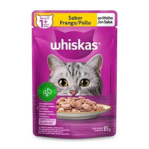 Sache Gatos Whiskas Frango 85 Gr