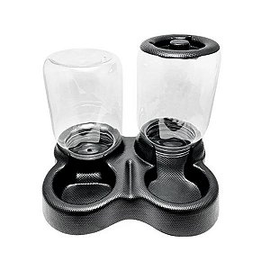 Alimentador Automatico Duplo Mini 3 Lt+1,5 Kg Ideal Dog