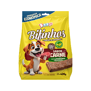 Petisco Bifinho Doogs Carne 400 Gr