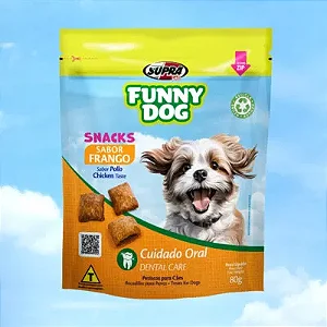 Petisco Funny Dog Frango 80 Gr